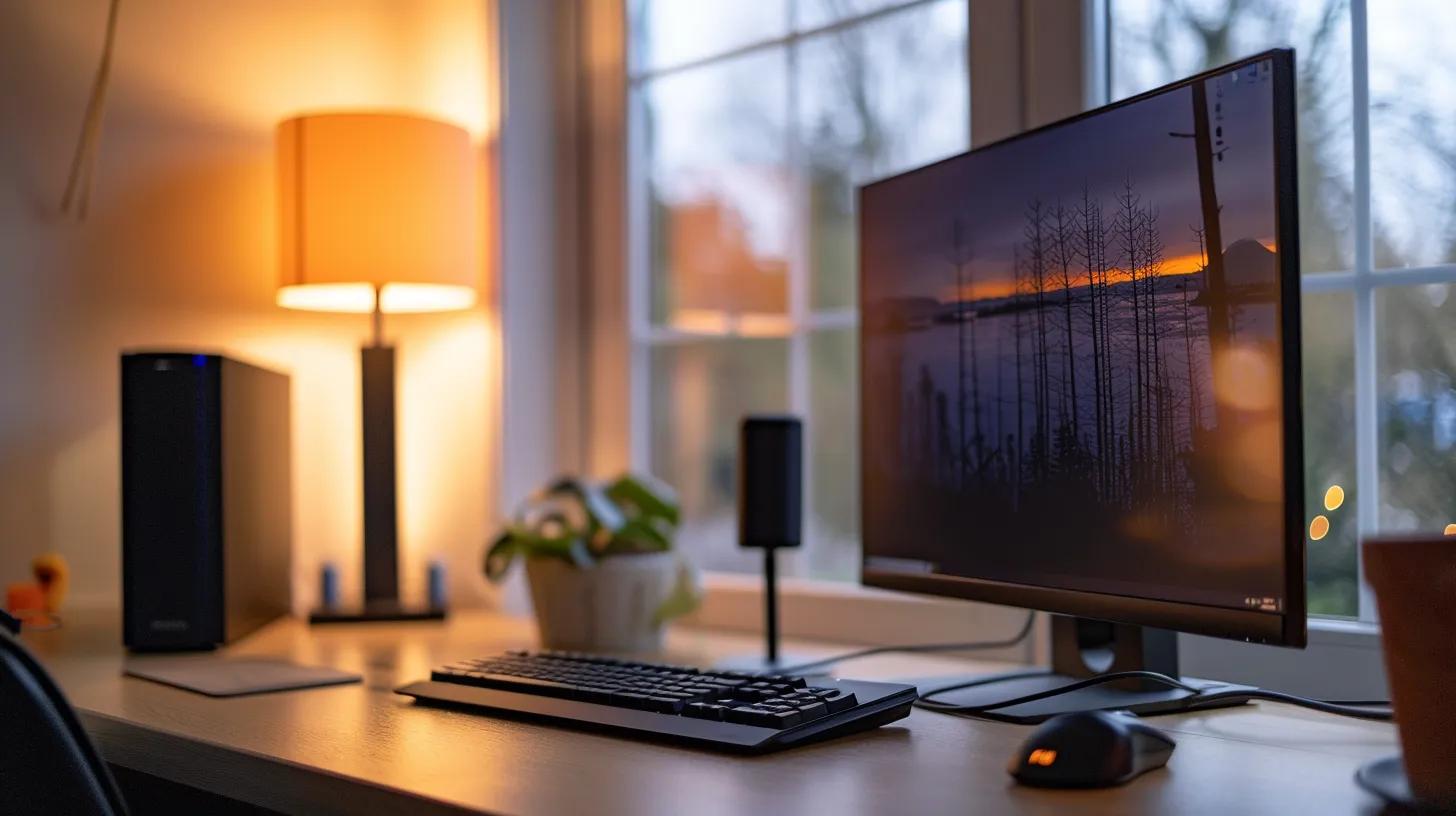 vpn device, someone at a computer
