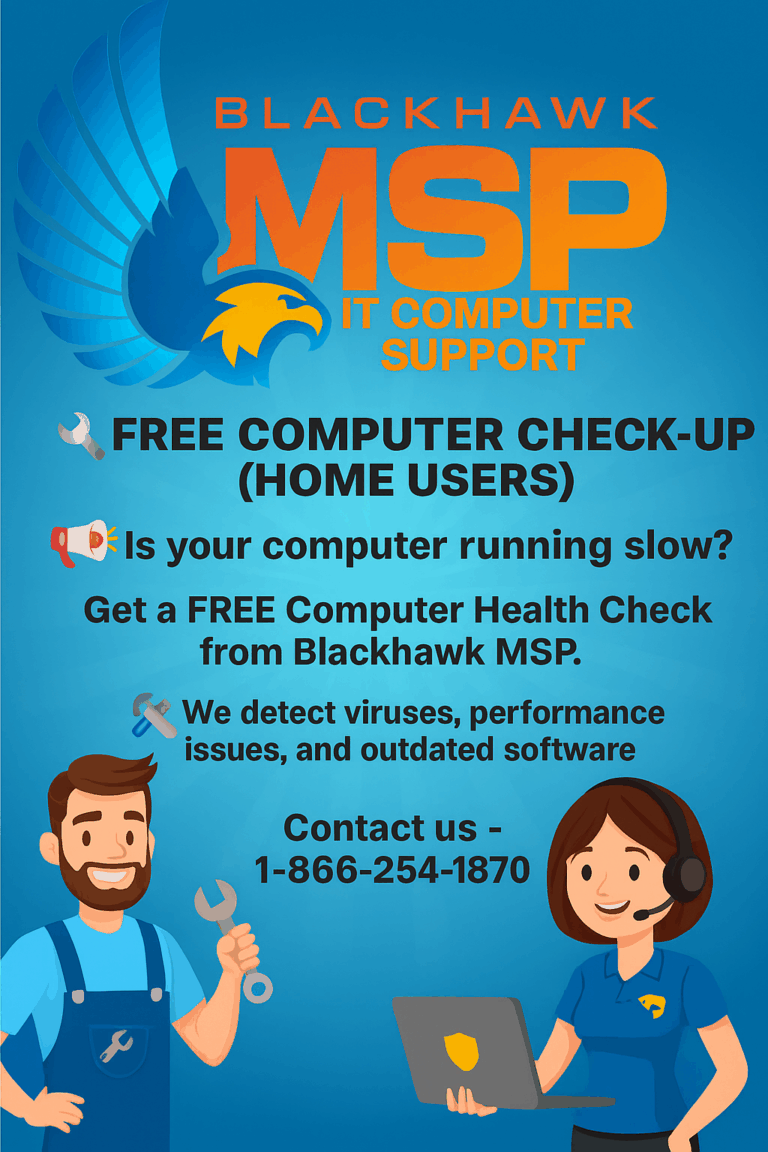 Free Computer Check-Up (Home Users)