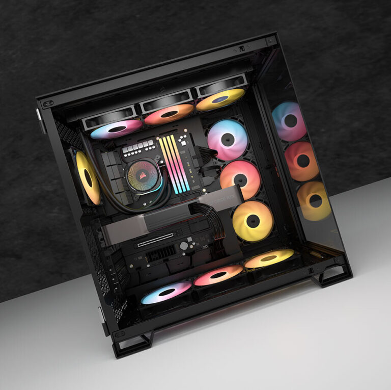 (PR) Corsair Unveils RS-R Fans with Reverse Rotors for Unobstructed RGB Lighting