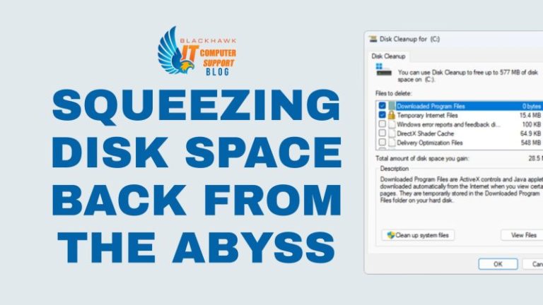 Freeing Windows: A Witty Guide to Squeezing Disk Space Back from the Abyss
